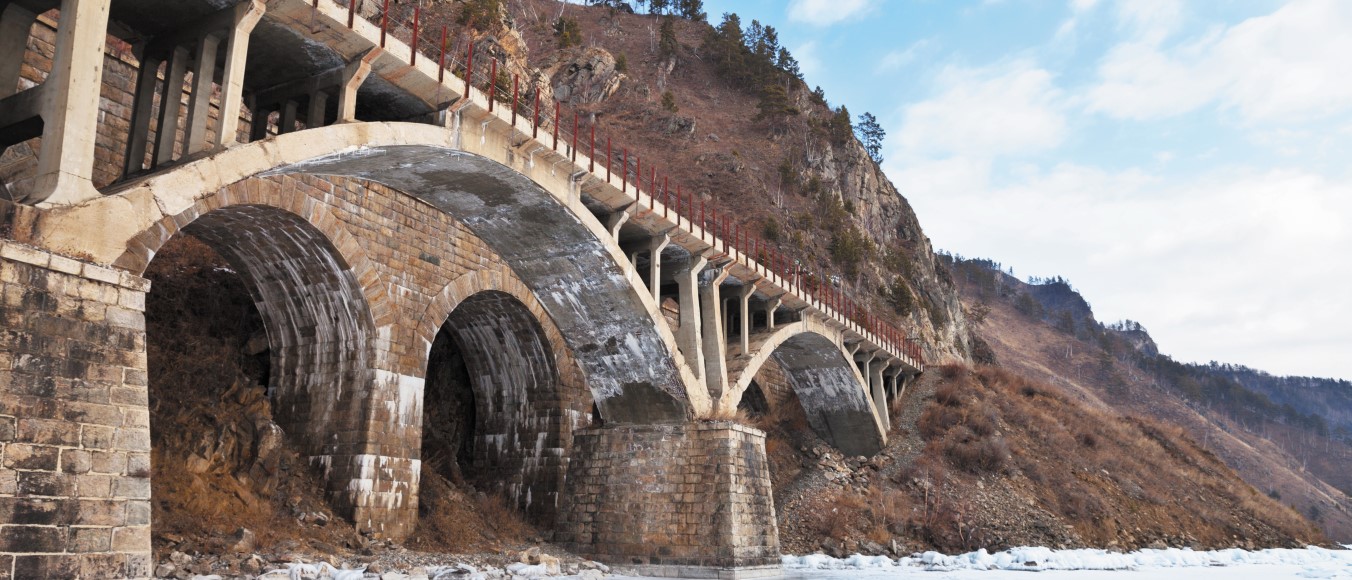 Кругобайкальская железная дорога и Листвянка